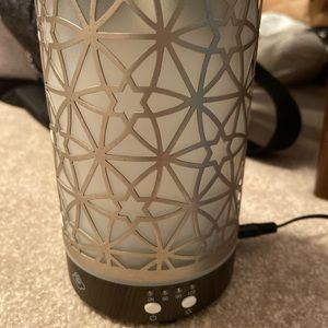 Essential oil diffuser with lavender oil